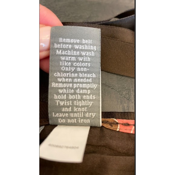 Apt. 9 Floral Pleated Lined Skirt with Ribbon Belt - Sz 4 - Picture 11 of 11